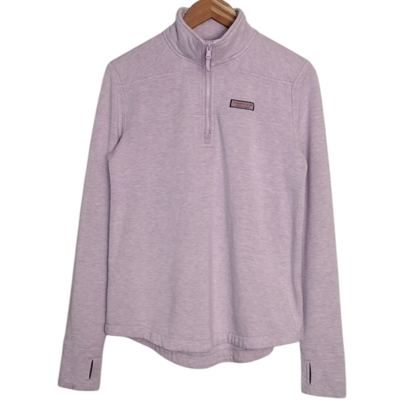 Vineyard Vines The Shep Women's Quarter Zip Pullover Long Sleeve Sweatshirt Sz S - Picture 1 of 15